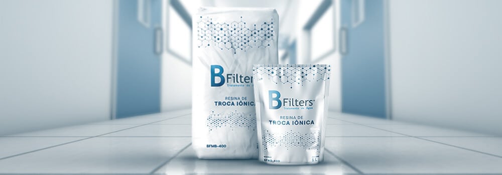 insumos para tratamento de água da BFilters